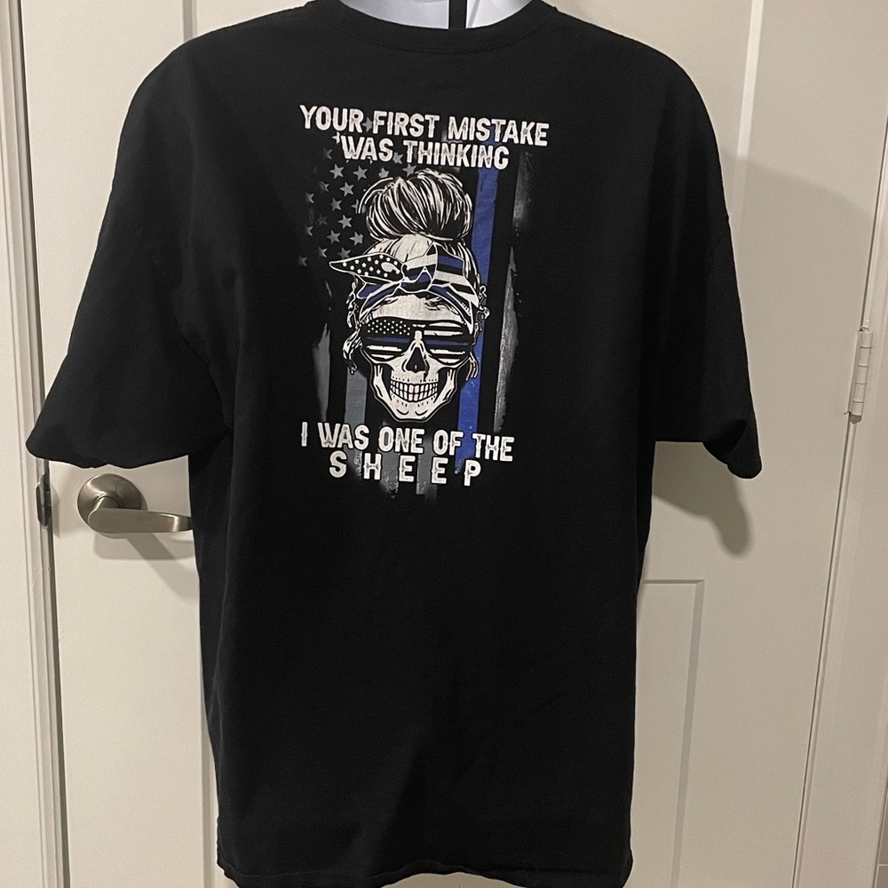 NWOT- “Your first mistake was thinking I was one of the sheep” Tee